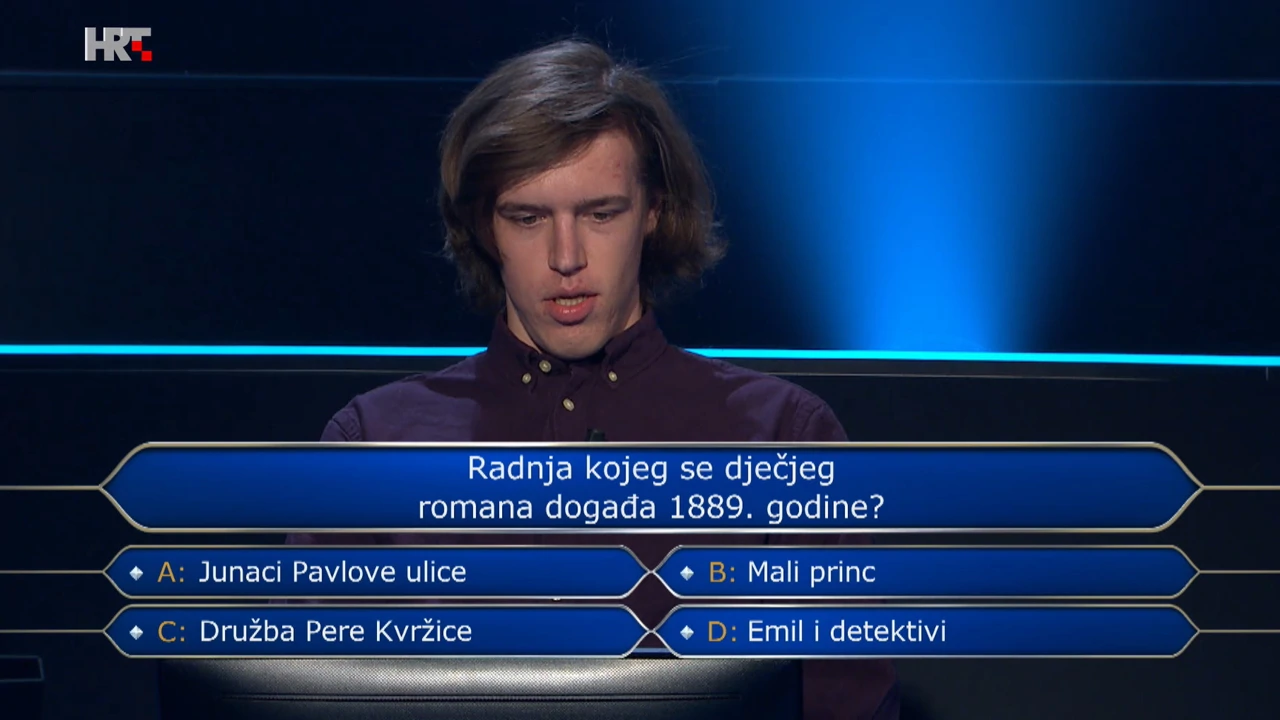 Matija Markulin , Foto: Tko želi biti milijunaš?/HRT