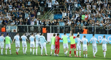 Rijeka celebrates win over PAOK