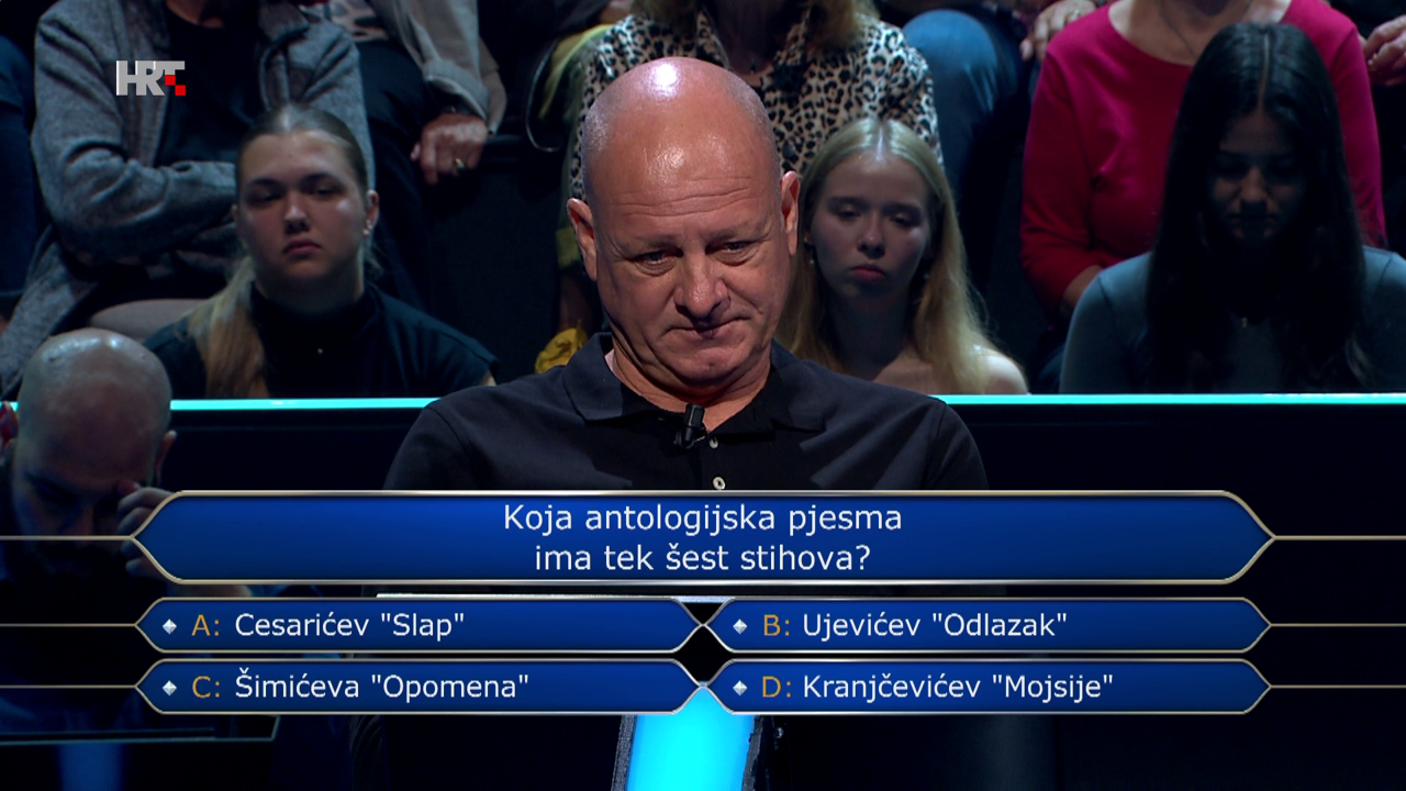 Tonći Čamo, Foto: Tko želi biti milijunaš?/HRT