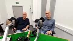 Albert Petrović i Marin Blažević u studiju Radio Rijeke