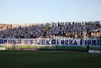 Navijači Rijeke na Aldo Drosini, Foto: Goran Sebelic/CROPIX