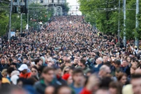 Novi prosvjed u Beogradu , Foto: Marko Djurica/Reuters