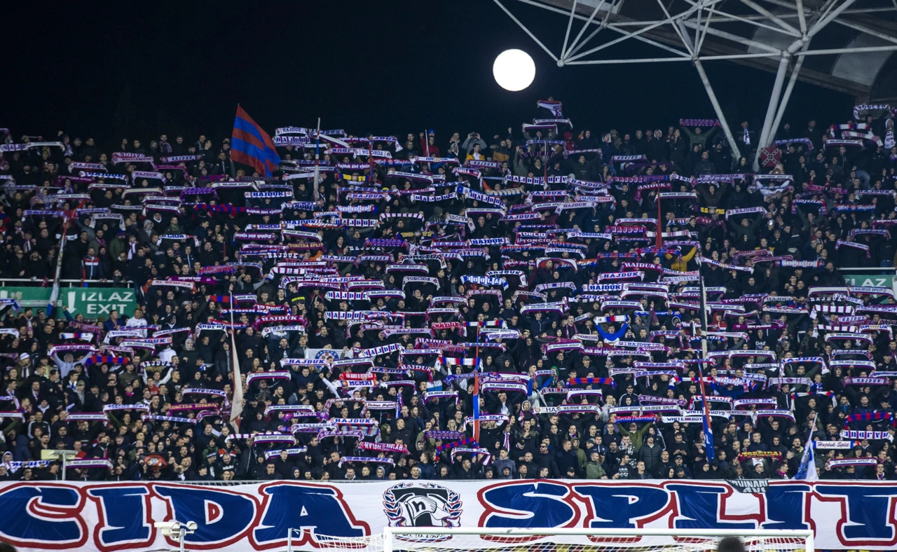 Navijači Hajduka na Poljudu