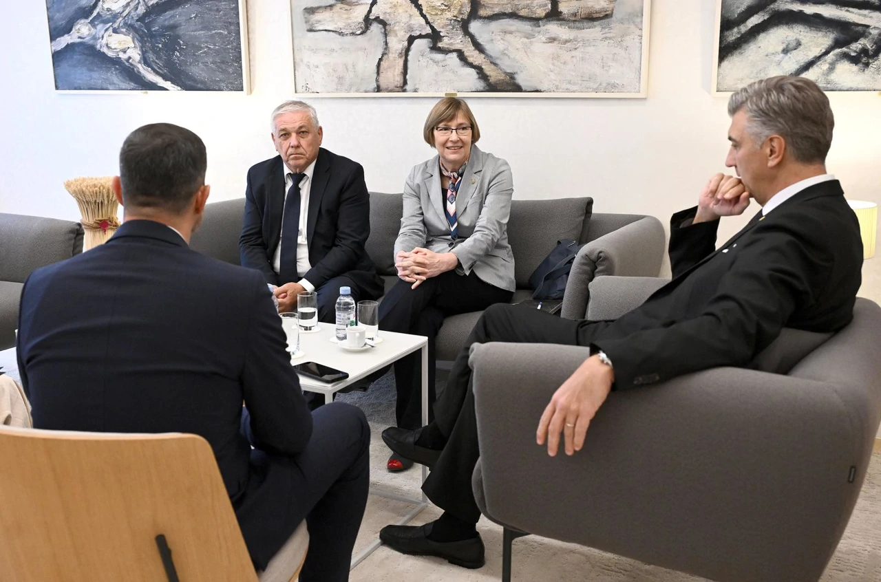 Sandra Čorak i Tomislav Čuljak kod Andreja Plenkovića