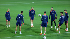 Trening hrvatske nogometne reprezentacije