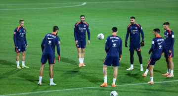 Trening hrvatske nogometne reprezentacije