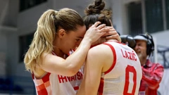 Hrvatske košarkašice nakon dvoboja s Austrijom