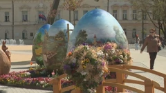 Podravina ponosno oslikava tradiciju na velikim uskrsnim jajima