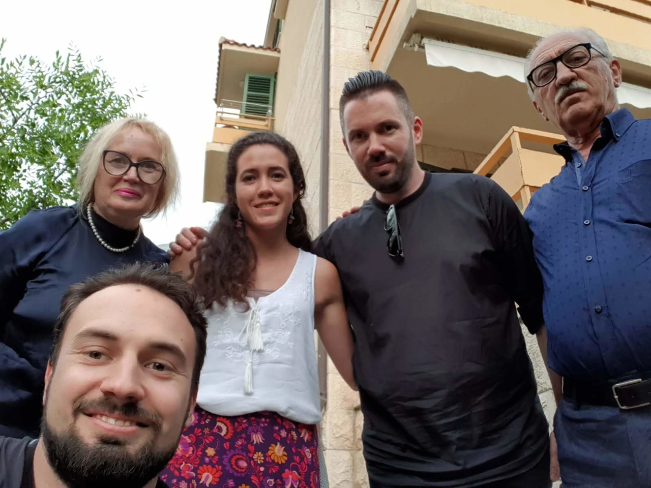 Mariana Glavinich s obitelji u Makarskoj