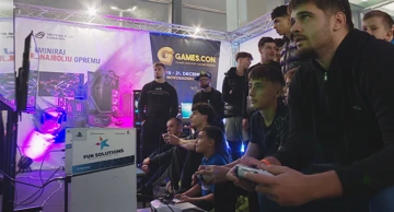 Posjetitelji na sajmu video igara u Zagrebu