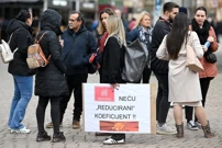Prosvjed prosvjetara, Foto:  Igor Soban /PIXSELL