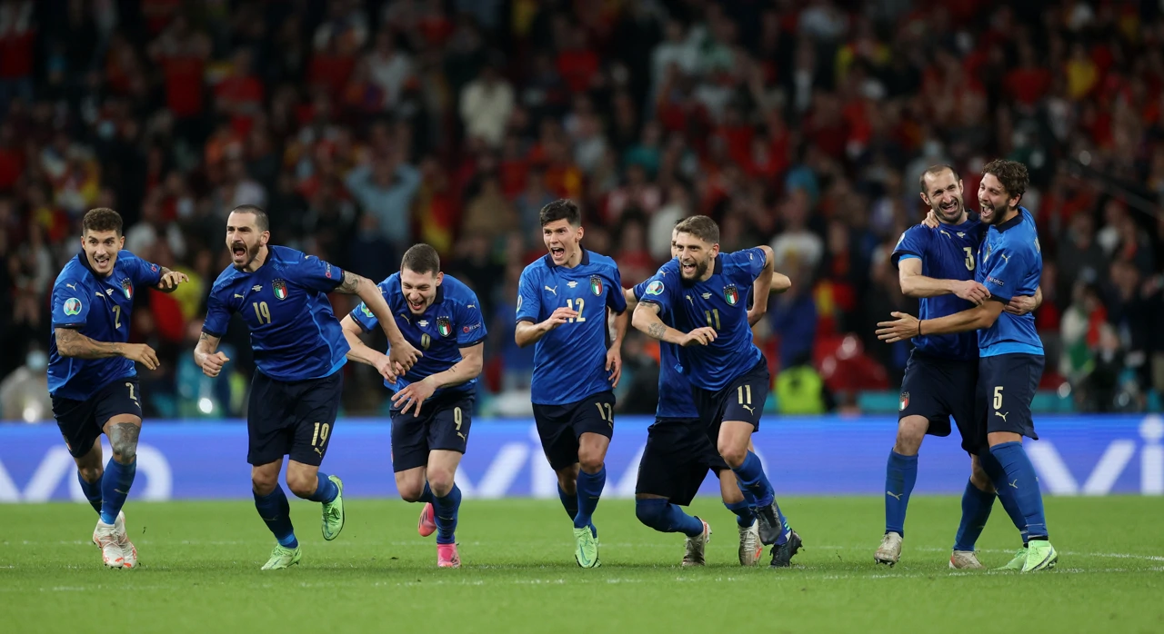 Slavlje Italije, Foto: Carl Recine/Pool via REUTERS