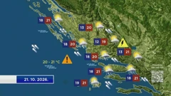 Vremenska prognoza, Foto: HTV/HRT