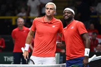 Borna Gojo i Frances Tiafoe, Foto: Tom Dubravec/CROPIX