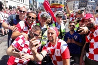 Hrvatski navijači na ulicama Kopenhagena, Foto: Goran Stanzl/PIXSELL