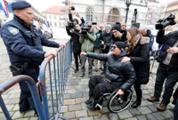 Prosvjed roditelja i osoba s invaliditetom, Foto: Robert Anic/HRT