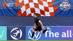 Luka Ivanušec slavi gol u 94. minuti , Foto: Borut Živulović/REUTERS