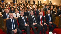 Državni vrh na svečanosti dodjele javnih priznanja Grada Zagreba, Foto: Ured predsjednika Republike Hrvatske/Filip Glas/-