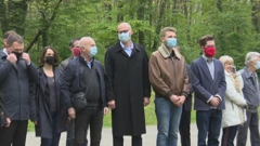 Joško Klisović položio je cvijeće na Spomen području Dotrščina