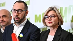 Sandra Benčić (desno), Tomislav Tomašević (lijevo)