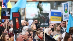Skup potpore Ukrajini u Zagrebu