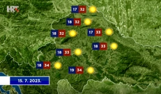 Vremenska prognoza, Foto: HTV/HRT