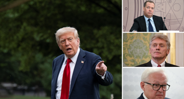Donald Trump / Dmitrij Medvedev / Dmitrij Peskov / Sergej Rjabkov
