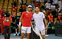 Borna Ćorić i Dominic Thiem, Foto: Damir Skomrlj/CROPIX