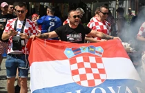 Hrvatski navijači u Leipzigu, Foto: Ante Cizmic/CROPIX