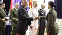 Milanović na promociji novih časnika OS RH i dodjeli prvih časničkih činova na HVU Dr. Franjo Tuđman