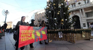 Rijeka: Prosvjedni marš Ujedinjeni protiv fašizma 
