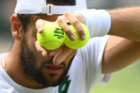 Matteo Berrettini u finalu Wimbledona, Foto: Toby Melville/REUTERS