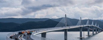 Pelješki most pod probnim opterećenjem, Foto: Izvor:/Građevinski fakultet u Zagrebu