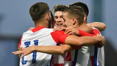 Slavlje mladih hrvatskih nogometaša
