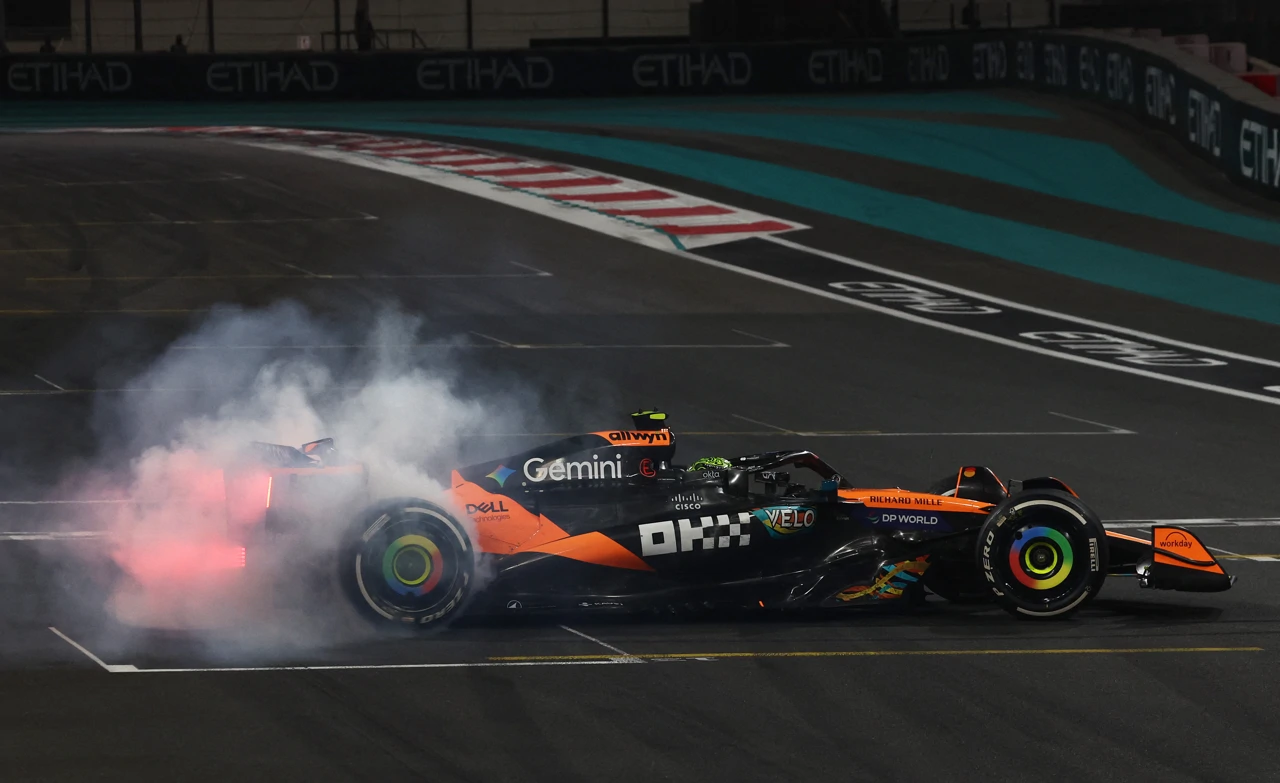 Lando Norris slavi naslov, Foto: Jakub Porzycki/REUTERS