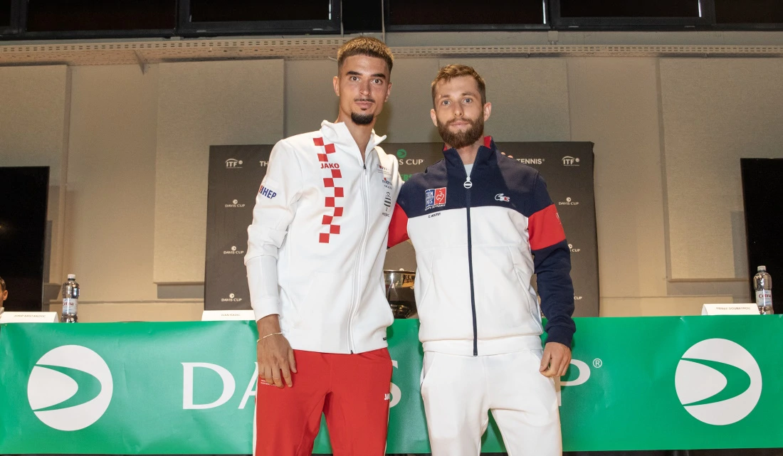 Dino Prižmić i Corentin Moutet