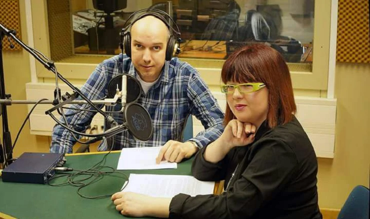 Tina Košćec i Lovro Kalin u emisiji "Škola meteoroloških pojmova", Foto: Hrvatski radio/HRT