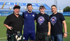 Udruga Tartan Army Croatia uručila McKenni plaketu na Maksimiru , Foto: Marko Prpić/PIXSELL