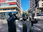 Tarragona, skulptura penjača , Foto: Dragan Nikolić /HRT 