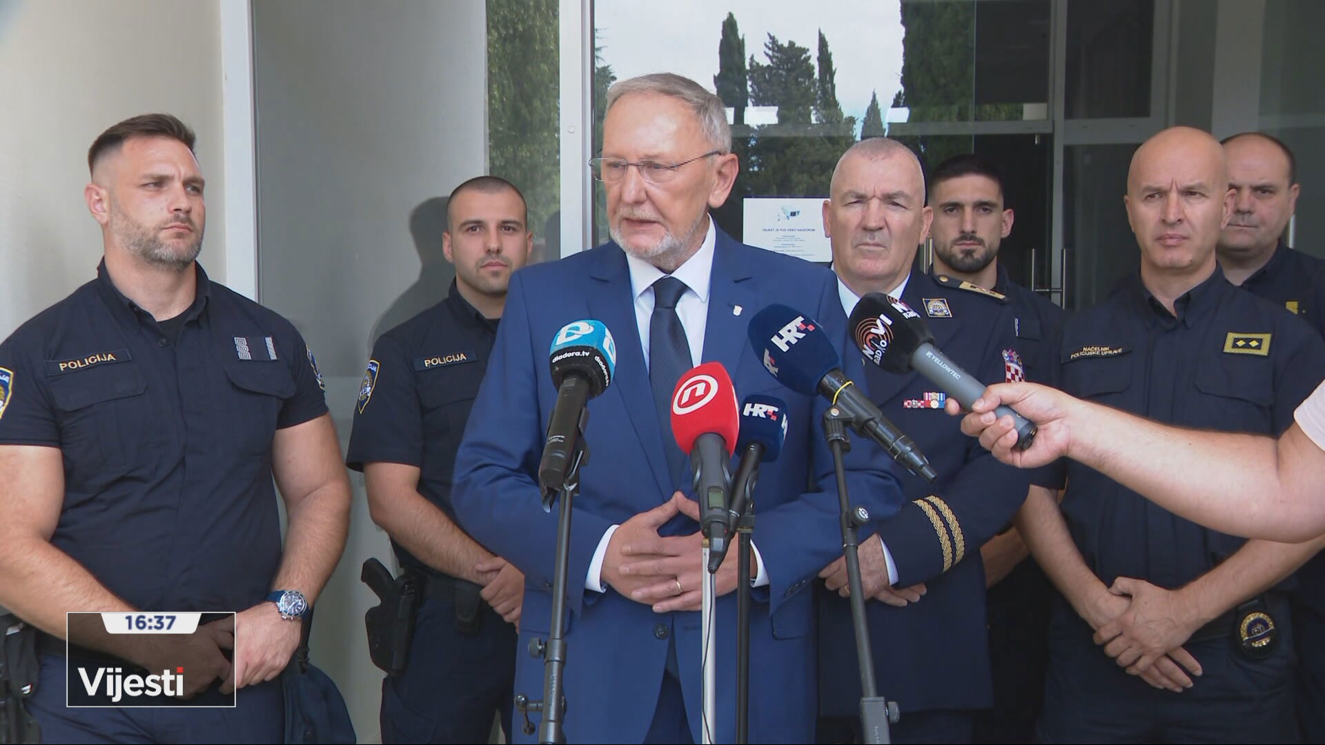 Božinović antwortet Milanović auf die Reaktion der Polizei auf die „ZDS“-Rufe 10 v17regionalni dnevnik frame 12073 20250718144159