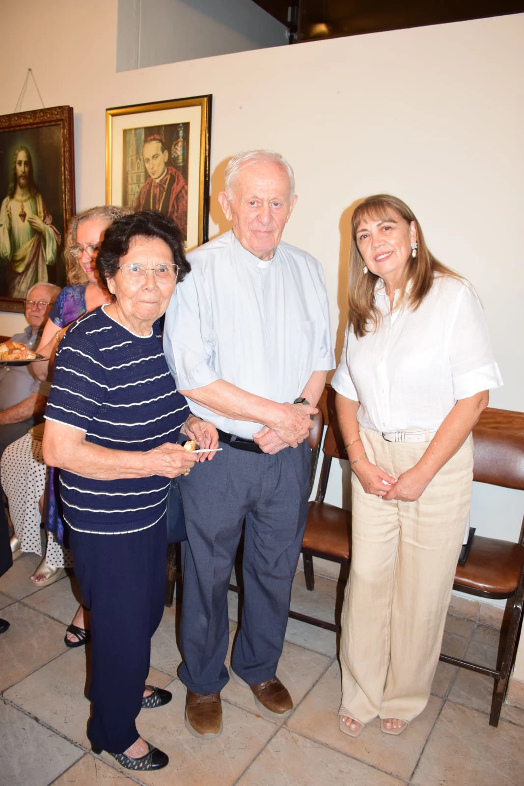 Recepción en el salón parroquial / Prijem u župnoj dvorani, Foto: Franjo Kurtović//