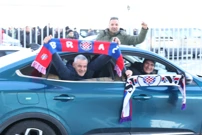 Navijači uoči utakmice Osijeka i Hajduka , Foto: Marin Franov  /CROPIX