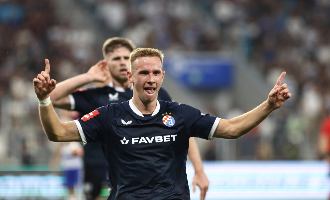 Luka Stojković slavi pogodak, Foto: Marin Franov/CROPIX