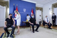 Zagreb: Plenković, Jandroković i Beroš cijepili se AstraZenecom, Foto: Jurica Galoić/PIXSELL
