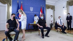 Zagreb: Plenković, Jandroković i Beroš cijepili se AstraZenecom