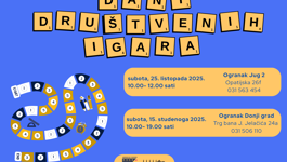 Radionice 3D olovaka i Dani društvenih igara