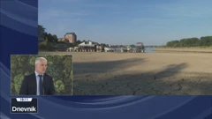 Zoran Đuroković u središnjem Dnevniku o niskim vodostajima
