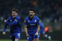 Monsef Bakrar nakon gola Gorici, Foto: Slavko Midzor/PIXSELL