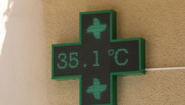 Prikaz s termometra na riječkoj Krimeji