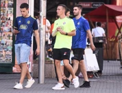 Navijačka atmosfera u centru grada, Foto: Neva Zganec//PIXSELL
